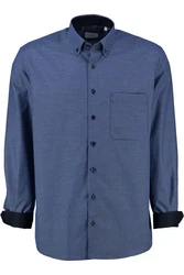Eterna Businesshemd Dunkelblau/Blau/Hellblau