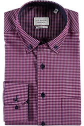 Eterna Businesshemd Lila/Rosa/Dunkelrot/Braun