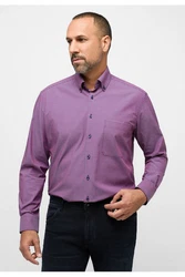 Eterna Businesshemd Lila/Rosa/Dunkelrot/Braun