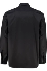 Eterna Langarmhemd Cover Shirt Comfort Fit Schwarz