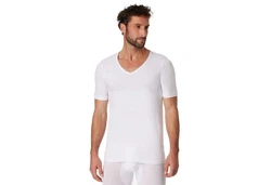 Schiesser T-Shirt Herren Serie 95/5 Schwarz/Dunkelgrau/Dunkelblau/Weiß