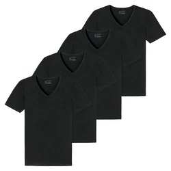 Schiesser T-Shirt Herren Serie 95/5 Schwarz/Grau