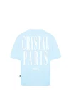 Crystal Paris T-Shirt Face Hellblau/Blau