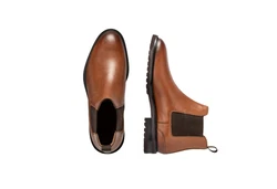 JOOP! Herren Stiefel Pero Danilo Chelsea Braun/Beige