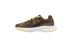 Strellson Herren Sneaker Greenwich Kilburn Braun/Gelb/Dunkelgrün/Dunkelbraun