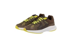 Strellson Herren Sneaker Greenwich Kilburn Braun/Gelb/Dunkelgrün/Dunkelbraun