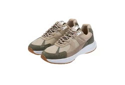 Strellson Herren Sneaker Greenwich Kilburn Dunkelgrün/Khaki/Beige/Braun