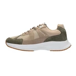 Strellson Herren Sneaker Greenwich Kilburn Dunkelgrün/Khaki/Beige/Braun