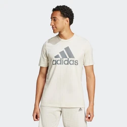 adidas Herren Essentials Langarm T-Shirt (IC9352) Beige/Khaki/Gelb/Creme