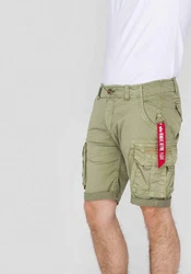 Alpha Industries Shorts Crew Short Khaki/Dunkelgrün