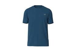 New Balance Laufshirt MENS RUNNING SS TOP Dunkelblau/Hellblau/Blau