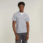 G-STAR T-Shirt 'Nifous' Blau/Hellblau/Weiß G-STAR T-Shirt 'Nifous' Blau/Hellblau/Weiß
