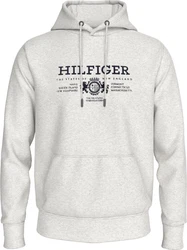 Tommy Hilfiger Sweatshirt Hoodie HILFIGER CREST EMRBO HOODY navy/weimeliert