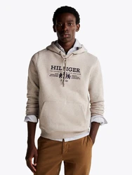 Tommy Hilfiger Sweatshirt Hoodie HILFIGER CREST EMRBO HOODY navy/weimeliert