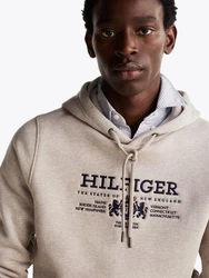 Tommy Hilfiger Sweatshirt Hoodie HILFIGER CREST EMRBO HOODY navy/weimeliert