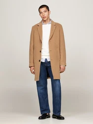 Tommy Hilfiger Langmantel DC WOOL MIX COAT Beige/Braun