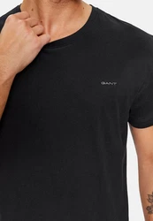 Gant C-NECK T-SHIRT 4-PACK Schwarz/Dunkelgrau/Grau/Dunkelblau