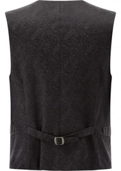 CG Club of Gents Anzugweste CG Plum Dunkelgrau/Schwarz/Grau