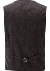 CG Club of Gents Anzugweste CG Plum Dunkelgrau/Schwarz/Grau