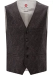 CG Club of Gents Anzugweste CG Plum Dunkelgrau/Schwarz/Grau