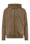 Hessnatur Fleecejacke aus Bio-Baumwolle (1-St) Khaki/Braun/Grau