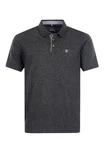 Hajo Poloshirt Dunkelgrau/Dunkelblau/Grau