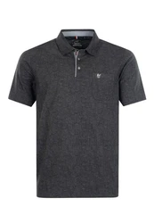 Hajo Poloshirt Dunkelgrau/Dunkelblau/Grau