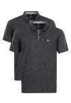 Hajo Poloshirt Stay Fresh 2er Pack Dunkelgrau/Grau