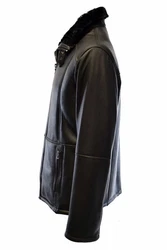 Zimmert Leather Lederjacke Nellson Herren Schwarz