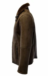 Zimmert Leather Lederjacke Nellson Herren Braun/Dunkelbraun