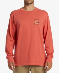 Billabong Langarmshirt Rockies Longsleeve Herren Rot/Orange/Rosa