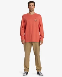 Billabong Langarmshirt Rockies Longsleeve Herren Rot/Orange/Rosa