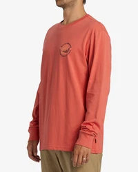 Billabong Langarmshirt Rockies Longsleeve Herren Rot/Orange/Rosa