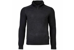 JOOP! Wollpullover Dunkelgrau/Dunkelblau/Grau/Schwarz