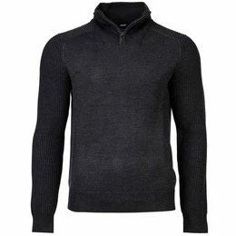 JOOP! Sweatshirt Herren Strickpullover mit Troyer-Zip - Thom