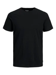 Jack & Jones T-Shirt JJEORGANIC BASIC TEE SS O-NECK (1-tlg) Schwarz