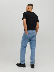 Jack & Jones T-Shirt JJEORGANIC BASIC TEE SS O-NECK (1-tlg) Schwarz