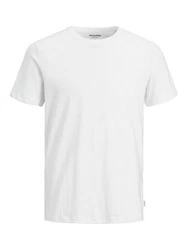 Jack & Jones T-Shirt JJEORGANIC BASIC TEE SS O-NECK (1-tlg) weiß