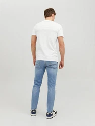 Jack & Jones T-Shirt JJEORGANIC BASIC TEE SS O-NECK (1-tlg) weiß
