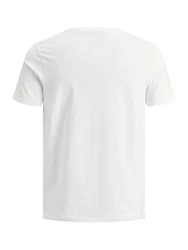Jack & Jones T-Shirt JJEORGANIC BASIC TEE SS O-NECK (1-tlg) weiß