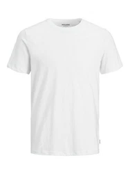 Jack & Jones T-Shirt JJEORGANIC BASIC TEE SS O-NECK (1-tlg) weiß