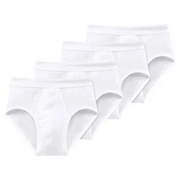 Slip Herren Slips 4er Pack - Feinripp, Sportslip, (Packung, 4er Pack)