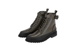 Strellson Herren Stiefel Ravenscourt Nimonico Dunkelgrün