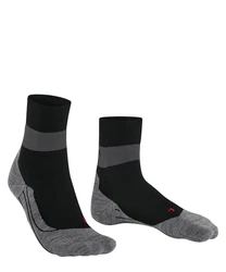 FALKE Laufsocken RU Compression Stabilizing Schwarz/Dunkelgrau