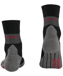 FALKE Laufsocken RU Compression Stabilizing Schwarz/Dunkelgrau
