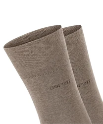 Esprit Socken Basic Easy 2-Pack mit druckfreiem Komfortbund 