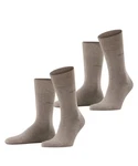 Esprit Socken Basic Easy 2-Pack mit druckfreiem Komfortbund 