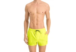 PUMA BODYWEAR Badehose Beachwear Short Shorts Grün/Gelb