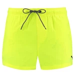 PUMA BODYWEAR Badehose Beachwear Short Shorts Grün/Gelb