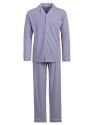 Henry Terre Schlafanzug Pyjama Set Langarm 